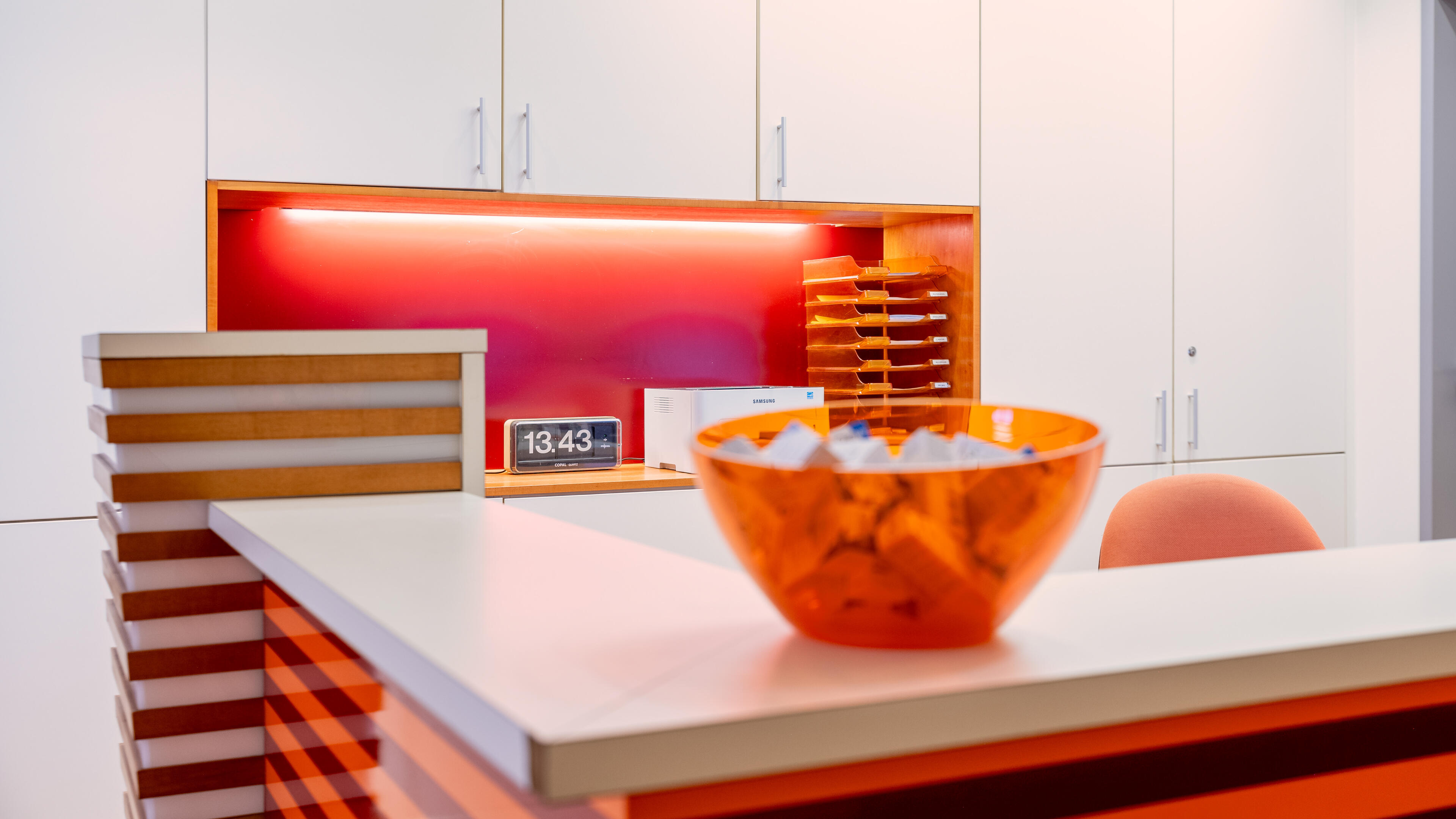 Empfangstresen der Praxis